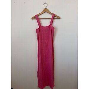 Boutique‎ Pink Textured Maxi Dress – Sleeveless – Women's Large – New